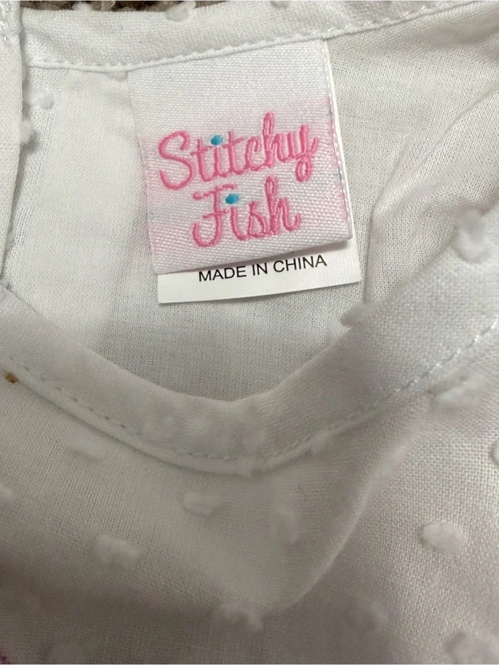 Stitchy Fish sweet white